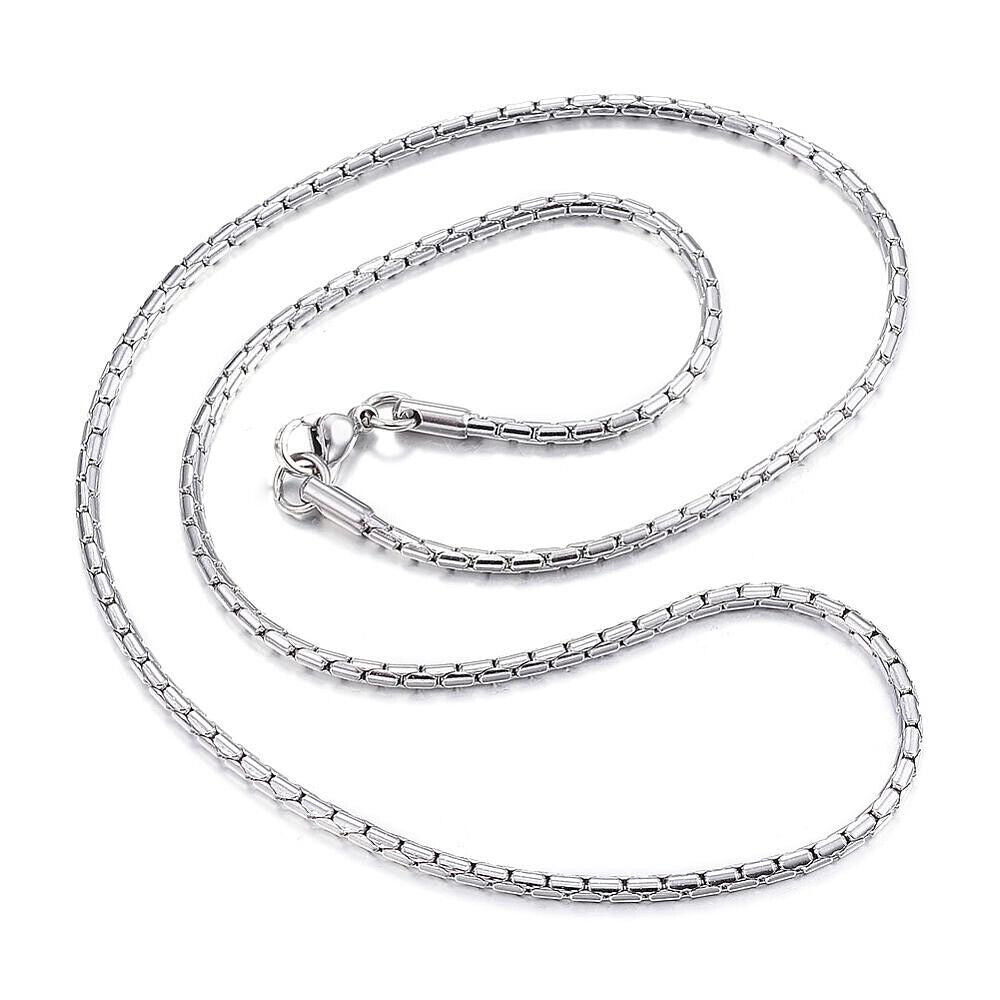 304 Stainless Steel Necklaces Coreana Chain Necklaces Gold 19.6" Z439
