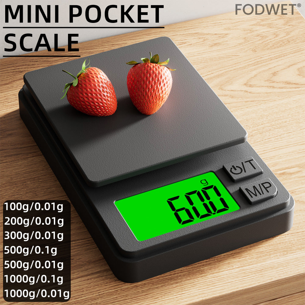 Digital Scale 1000g Jewelry Gram Silver Gold Pocket Size Herb Grain T2
