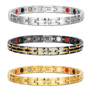 Stainless Steel Watch Bracelet Stainless Steel Color 7.8" A121