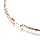 304 Stainless Steel BIG Hoop Earrings Ring Gold 4" Inch Pin 0.8mm  P607