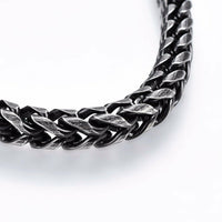 304 Stainless Steel Chain Bracelet Bayonet Clasp Gold 8.5" 6mm A107