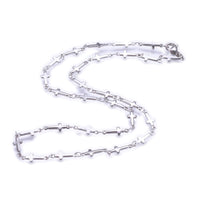 Copy of 304 Stainless Steel Chain Necklace Lobster Ion Plating Cross Gold 17.5"  A423