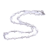 Copy of 304 Stainless Steel Chain Necklace Lobster Ion Plating Cross Gold 17.5"  A423