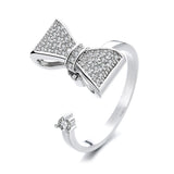 Spinner Fidget Anxiety Open Women Band Adjustable Size Flower Bee Heart Ring R71