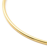 Stainless Steel Beaded Womens Circular Smooth Polished Sphere Bangle Silver Gold T95 product image 2