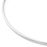 Stainless Steel Beaded Womens Circular Smooth Polished Sphere Bangle Silver Gold T95 product image 10