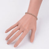 Glass Beaded Faceted Round Smooth Adjustable Stretch Bracelet Purple Black Clear T99 product image 11