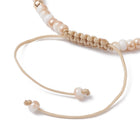 Glass Turtle Womens Smooth Glossy Knot Adjustable Beaded Bracelet Turquoise Beige T102 product image 3