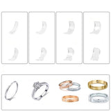 8pcs Ring Sizer Adjuster Invisible Clear Ring Sizer Jewelry Fit Reducer Guard A1