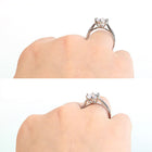 8pcs Ring Sizer Adjuster Invisible Clear Ring Sizer Jewelry Fit Reducer Guard A1