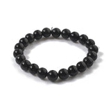 Gemstone Agate Round Quartz Carnelian Beaded Adjustable Stretch Bracelet Turquoise T124