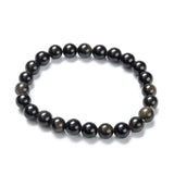 Gemstone Agate Round Quartz Carnelian Beaded Adjustable Stretch Bracelet Turquoise T124