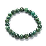 Gemstone Agate Round Quartz Carnelian Beaded Adjustable Stretch Bracelet Turquoise T124