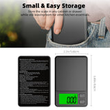 Digital Scale 1000g Jewelry Gram Silver Gold Pocket Size Herb Grain T2