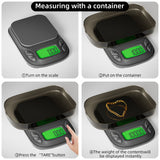 Digital Scale 1000g x 0.1g Jewelry Gram Silver Gold Pocket Size Herb Grain T4