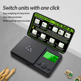 Digital Scale 1000g x 0.1g Jewelry Gram Silver Gold Pocket Size Herb Grain T3