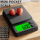 Digital Scale 1000g Jewelry Gram Silver Gold Pocket Size Herb Grain T2
