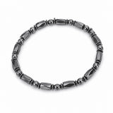 Hematite Beads Bracelet Magnetic Clasp Pain Relief Energy Powerful 7.5"
