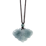 Nylon Cord Butterfly Slider Smooth Polished Adjustable Pendant Necklace White Black Light Blue-Green Green 27.68 in N120