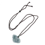 Nylon Cord Butterfly Slider Smooth Polished Adjustable Pendant Necklace White Black Light Blue-Green Green 27.68 in N120