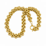 Stainless Steel Panther Chain Womens Polished Glossy Toggle Clasp Necklace Silver Gold 16.54 in N123