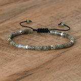 Gemstone Crystal Agate Quartz Opal Aquamarine Smooth Dragon Adjustable Beaded Bracelet Turquoise Red Green White T134