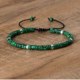 Gemstone Crystal Agate Quartz Opal Aquamarine Smooth Dragon Adjustable Beaded Bracelet Turquoise Red Green White T134