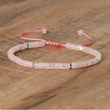 Gemstone Crystal Agate Quartz Opal Aquamarine Smooth Dragon Adjustable Beaded Bracelet Turquoise Red Green White T134