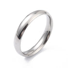 Stainless Steel Plain Band Rings Gold Size 5-12 Silver Gold Purple 4mm Z734