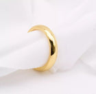 Stainless Steel Plain Band Rings Gold Size 5-12 Silver Gold Purple 4mm Z734