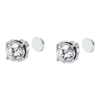 Men Women Stainless Steel Magnetic Stud Earrings Non-Piercing Clip on E42