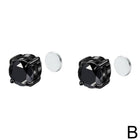 Men Women Stainless Steel Magnetic Stud Earrings Non-Piercing Clip on E42