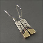 Drop Rectangle Tree of Life Rectangular Design Dangle Earrings Silver 1.93 in E163 product image 1