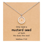 Stainless Steel Shell Cross Mountain Flat Round Pave Polished Rectangle Pendant Necklace Gold N154
