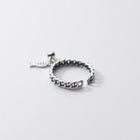 Fish Womens Shiny Twisted Band Fish-Shaped Charm Adjustable Open Ring Antique Silver R264 product image 5