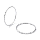 18K Gold-Plated Stainless Steel Textured Wide Size 7 Surface Pattern Ring Silver 1mm R271