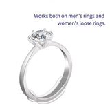 8pcs Ring Size Adjuster Invisible Clear Ring Sizer Jewelry Fit Reducer Guard A6