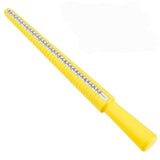 Metal Ring Sizer Gauge Mandrel Finger Measure Stick Standard Tool Sliver A7
