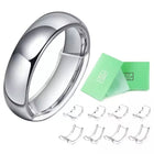 8pcs Ring Size Adjuster Invisible Clear Ring Sizer Jewelry Fit Reducer Guard A6
