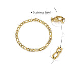 Stainless Steel Figaro Chain Lobster Bracelet 7"-10" Men Women 3-12mm N71