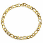 Stainless Steel Figaro Chain Lobster Bracelet 7"-10" Men Women 3-12mm N71