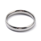 Stainless Steel Plain Band Rings Gold Size 5-12 Silver Gold Purple 4mm Z734