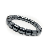 Hematite Non-Magnetic Bracelet Mens Womens Unisex Adjustable Size Black X13