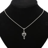 Stainless Steel Necklace Men's Pendant Cross Biker Gothic Lobster Clasp B212