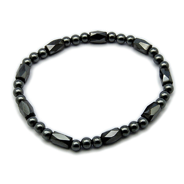 Magnetic Hematite Bracelets  54mm inner diameter Beads 5mm8mm P536