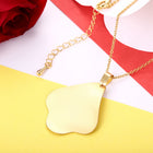 Yellow Gold Plated Necklace Pendant Drop 19 Inches 1MM Lobster Clasp B259