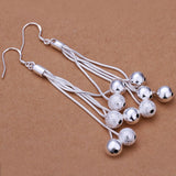 Sterling Silver Drop Dangle Chandelier Hook Earrings L17