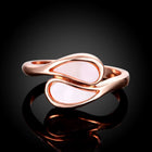 Rose Gold Plated Fashion Ring For Women B158
