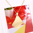 Yellow Gold Plated Necklace Pendant Drop 19 Inches 1MM Lobster Clasp B259