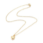 304 Stainless Steel Pendant Necklace Chain Lobster Heart Gold 17.5" 1.5mm  A225